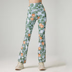 New Arrival Yoga pants Women's Quick-Drying Printing Yoga Pants Sports and Fitness Running Bootcut legging Slimming YC024