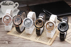 Missfox fashion high-end ceramic watch diamond swan ultra-thin girls Korean casual waterproof women's watch T003