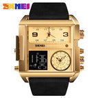 SKMEI 1391 Luxury Quartz Digital Sports Watches Fashion Analog Watch Clock Men casual Waterproof Big Dial watch