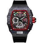 KIMSDUN Multifunctional Bucket Type Fashion Sports Watch Men's Miller Calendar Quartz men's casual Watch K-2013B