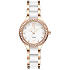 Watch New Ceramic Ladies Watch Inlaid Brick Fashion Waterproof Hot Selling Ladies Quartz Watch s034