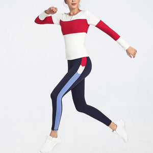 Women's sports suit yoga running fitness 2 piece set y26s7008 + y26k7000