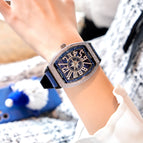 Prance Man Star Watch Men's Wine Bucket Full of Diamonds Richard Fashion Brand Calendar Men's Watch Fashion