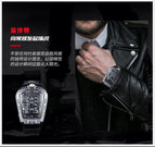 KIMSDUN Men's watch Trendy personality transparent men's watch silicone quartz  sports causal men's watch K-725D