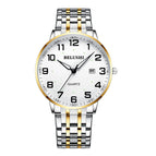 Elderly Watch Men's Waterproof Quartz Watch Big Digital Mother Middle-aged Elderly Couple Watch Gift for Mother  Father