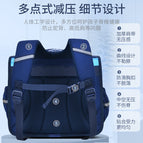 New primary school student cartoon school bag for girls one-piece fully open horizontal schoolbag  children's backpack