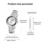 PINTIME Simple Temperament Chain Bracelet Watch Niche Women's Diamond Quartz Watch 1232