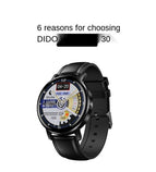 Dido smart watch men and women ECG heart rate monitor step motion information reminder watch sports watch