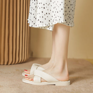 Slippers women's summer sandals and slippers women's 2022 summer new gentle one-word slippers lady shoes 138-8