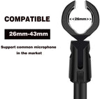 Desktop Microphone Stand Upgraded Adjustable Table Mic Stand with Mic Clip and Screw for Blue Yeti Snowball Spark Other Microphone