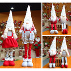 Christmas decorations gnome faceless doll sitting window forest goblin doll shop home Christmas decorations gift
