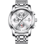 ONTHEEDGE Luxury Men's Business Quartz Watch Waterproof Luminous  Sports Watches RZY038