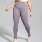 Plus Size Running Sports Pants High Waist Hip Lift Letters Quick-Drying Yoga Pants Skinny Fitness Pants for Women KK162