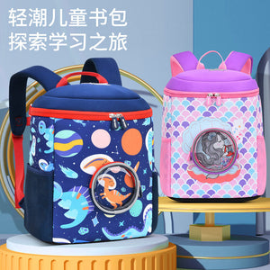 New kindergarten cartoon schoolbag boys and girls light leisure children's backpack girl's lovely Mini Backpack 5606  schoolbag