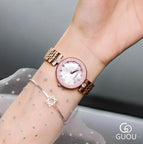 GUOU 8209 Fashion Women Watch 2019 Stainless Steel Diamond Strap zegarek damski Ladies Watch