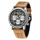 Benyar Multifunctional Chronograph Men's Watch Fashion Waterproof Sports Luminous Leather Men's Watch 5190