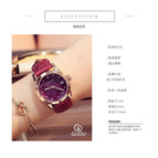 [Larger Stock] GUOU 8076 Women's watch Fashion Simple Luminous Calendar Quartz watch lady watches