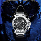 Watch men's heavy luminous waterproof men's watch high-end quartz watch A8229G