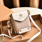 2022 new niche design mobile phone bag messenger bag women fashion one shoulder retro small square bag mini mobile phone bag 3987