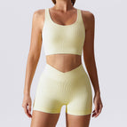 Women yoga suits 2023 new running Sportswear fast drying tight fitness running execise suit women 6921