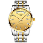 KIMSDUN steel belt fashion men's automatic watch mechanical watch waterproof business double calendar men's watch K-1967A