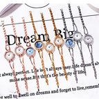 GEDI Light Luxury Diamond Student's Watch Versatile Fashion Waterproof Alloy Watch Women's Bracelet Quartz Watch women watch 1150