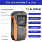 4 In 1 Multifunction Machine Optical Power Meter Lighting OPM Visual Fault Locator Network Cable Test Optical Fiber Tester
