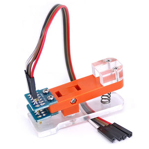 4 Pin Test Tool PCB Test Fixture + Cable 1x4P 2.54MM Pitch Gold-plated Probe for UART I2C OLED Module Easy to Check 4 Pin Module