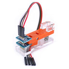 4 Pin Test Tool PCB Test Fixture + Cable 1x4P 2.54MM Pitch Gold-plated Probe for UART I2C OLED Module Easy to Check 4 Pin Module