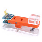 4 Pin Test Tool PCB Test Fixture + Cable 1x4P 2.54MM Pitch Gold-plated Probe for UART I2C OLED Module Easy to Check 4 Pin Module