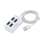 4 Ports External USB Hub High Speed Charging Sync Data Transfer USB 2.0 Splitter for Tablet PC Computer Phone