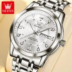 OLEVS Men's watch quartz watch double calendar business luminous children's watch men's watch 5513