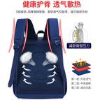 Children's school bag space bag 1-6 grade primary school bag large capacity light ridge protection bag 1868