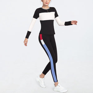 Women's sports suit yoga running fitness 2 piece set y26s7008 + y26k7000