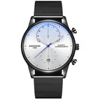 KIMSDUN Fashion ultra-thin watch men's trend multi-function waterproof quartz watch men's casual watch student K-1874B