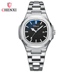 Chenxi Hot Selling Product Steel Watch Couple Luminous Waterproof Simple Fashion Business Calendar Men's and Women's Quartz Watches CX-8222