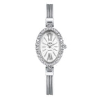 GEDI new full diamond personality niche oval watch ladies light luxury fashion bracelet quartz watch feminine temperament 2754