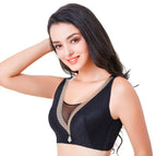 2022 new plus size large bra no steel ring bra vest type adjustable breasts women's underwear