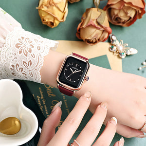Square Sport Women Watches Korean Fashion Ladies Quartz Casual Rubber Watch for woman