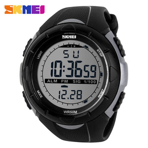 SKMEI 1025 Fashion Simple Sport watch Men Military Watches Alarm Clock Shock Resistant Waterproof Digital Watch