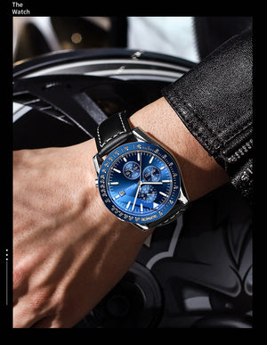 CHENXI new men's multi-function sports three-eye chronograph waterproof luminous calendar quartz watch watch CX-960