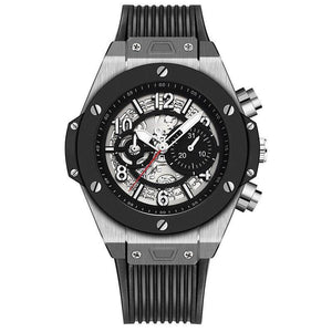 KIMSDUN Fashion Military Men's Business Trend Watch Automatic Mechanical Watch Personality Silicone Strap Relogio Masculino k523