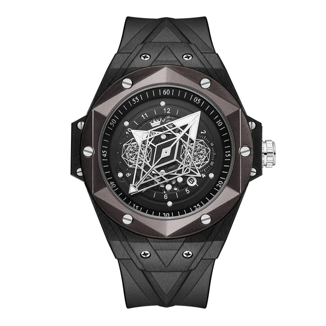 Pintime Men's Watch Compass Sports Watch Men's Casual Business Fashion Waterproof Quartz Watch PT9947