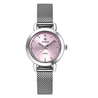 WWOOR Women Dress Watches Luxury Brand Ladies Quartz Watch Stainless Steel Mesh Band Casual Wristwatch 8823