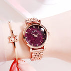 GEDI Women watch star sky fashion easy match casual waterproof quartz lady watch 12027 steel