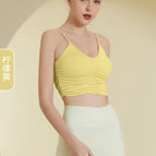 Fashion Small Camisole Sports Women's Spring and Summer Cool Feeling Beauty Back Bra Yoga Outer Wear Quick-Drying Fitness Bra XWX22-013
