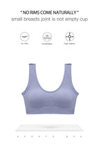 Underwear set women's no steel ring gathering comfortable breathable vest bra large size deep u sexy back plus size Panties and bra set 1602