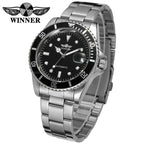 Winner Men Fashion Leisure Water Ghost Automatic Mechanical men casual Watch SLZa16