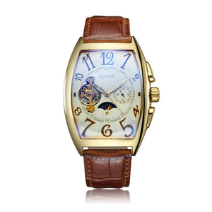 Sewor Men's Watch Fully Automatic Hollow Mechanical Men's Watch Casual Men's Watch Tourbillon fashion casual men watch SWQ44