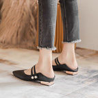 2022 new low-heeled shoes female Mary Jane pumps Korean version square toe scoop shoes A86-2